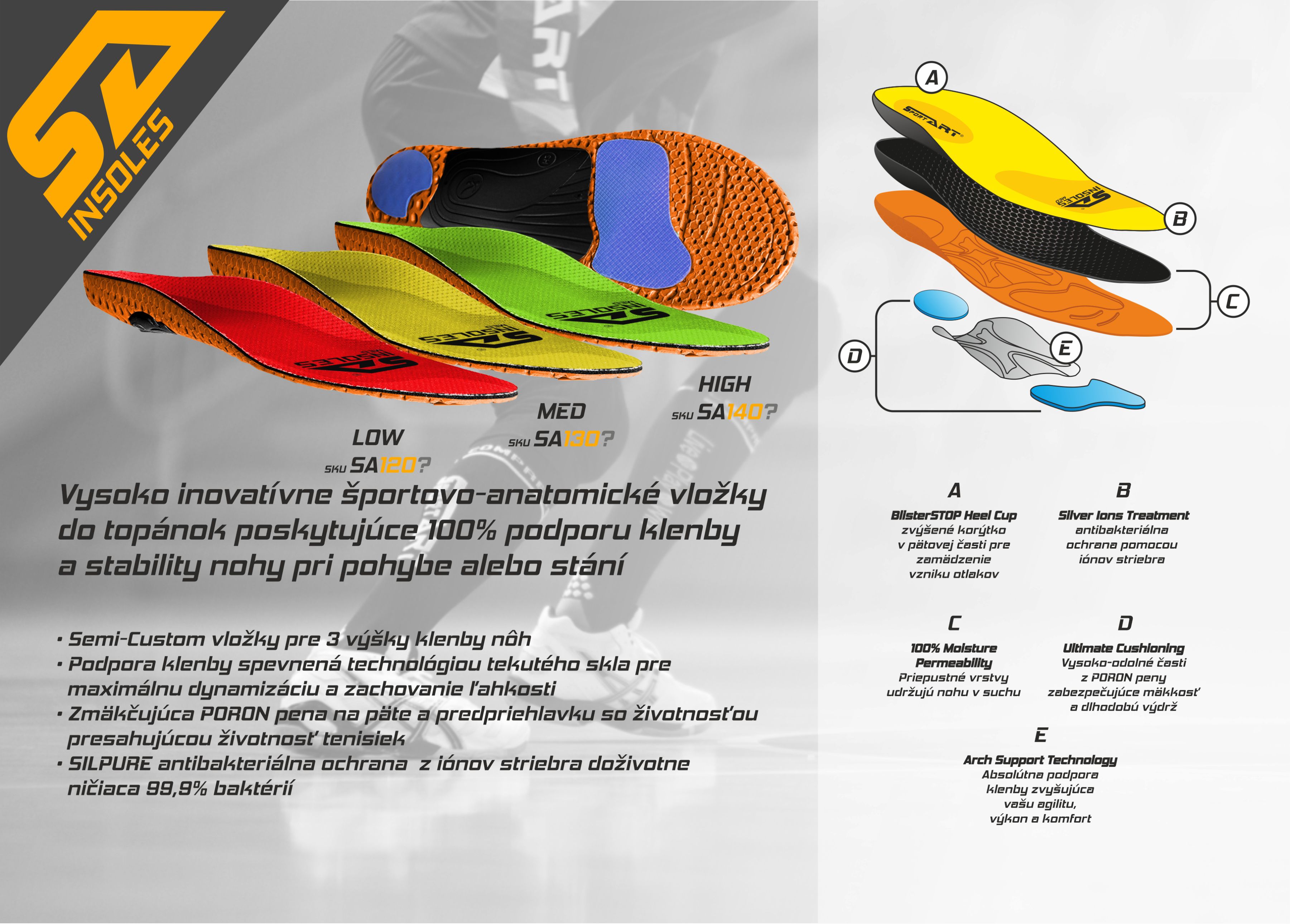 vlo�ky do obuvi Sportart